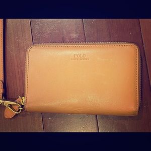 Polo Ralph Lauren Leather Wristlet